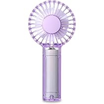 Amazon | 【二枚羽根で大風量】 ドウシシャ ハンディファン 小型 充電
