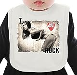 Sexy Girl From Ibiza Rock Collection ネクタイを有する有機ビブ Medium