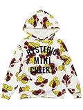 (ヒステリックミニ) Hysteric Mini CHEEKY FACE総柄 裏毛ロゴパーカー 110cm ホワイト