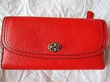 コーチ 財布 COACH 51765 vermillion PARK LEATHER CHECK WALLET [並行輸入品]