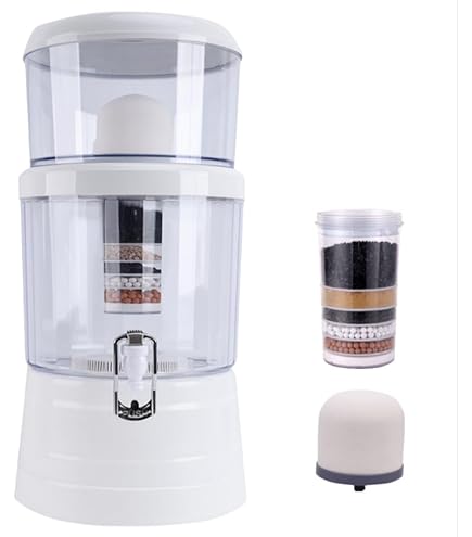 多層フィルター 浄水器 災害 ミネラルウォーターポット 16L Amazon | キッチン用品 浄水器 浄水器 災害 浄水器 カートリッジ