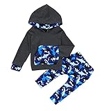 (プタス)Putars ベビー服 子供服 パーカー 上下セット 男の子 長袖 迷彩柄 シャーク柄 可愛い 秋 冬 スポーツ 運動会 旅行 記念日 プレゼント 3-18ヶ月