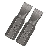 Vermont American 15323 Type Slotted Size 10 through 12 with 1-Inch Length Extra Hard Screwdriver Bit