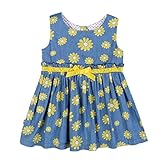 Bobora幼児ベビーガールズドレスイエローひまわりプリントデイジードレス カラー: イエロー