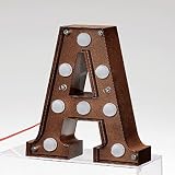 美濃クラフト　Ｓｔａｒｒｙ　STR-1　(アルファベット1文字)　電球色のみ　 　シャビーハーモニーグリーン塗装