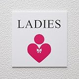 ルームプレート　「LADIES」女子トイレ　女子更衣室　RPA-0111