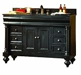 Kaco international 725-4800-P-TB Guild Hall 48-Inch Vanity in Distressed Pecan Sherwin Williams Fini