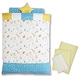 洗える ベビー布団 9点セット サーカス 【日本製】 (サーカスブルー)