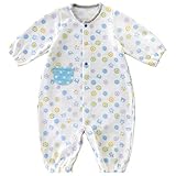 赤ちゃんの城 ツーウェイドレス パフくま 50～70 サックス