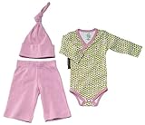 ペチュニアピックルボトム オーガニックニットコットン ソシアルセット スウィートクローバー ガール 0-3ヶ月 GSLS-10-167