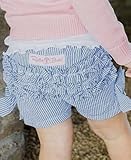 ラッフルバッツ リボン付きショートパンツ ボトムス 12-18M ブルーシアサッカー