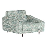 arne ソファ ソファー 北欧 1人掛け 一人掛け ローソファ ローソファー 1人 一人用 シングル ワイド Cherry W 1.5P ダマスクA ブルーA