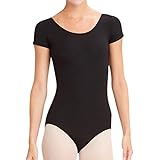 Capezio カペジオ ショートスリーブ 半袖 レオタード 大人 バレエ スカートなし TB133