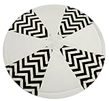 Luna Lullaby Soothe-Move Tummy Time Mat, Chevron Black, 2-12 Months