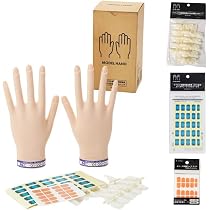 滝川ハンドモデルとシールセット Amazon | 【4種セット】 滝川 STモデルハンドセット、JNEC認定 ネイル