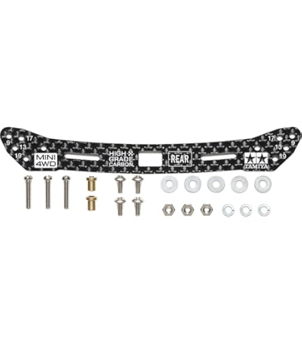 Amazon | タミヤ ミニ四駆限定 HG カーボンフロントステー (1.5mm