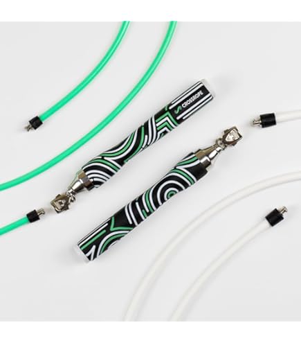 Amazon | Crossrope AMP 2.0 スマート縄跳びセット 1/4ポンド、1/2