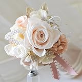 フラワーマーケット花由 プリザーブドフラワー の コサージュ パンナコッタ マケプレプライム便