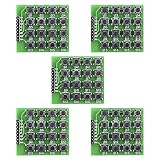 Ren He 5個セット 4*4行列 マトリックス キーボード 16ボタン キーパッド モジュール 外付けキーボード MCU Arduino用