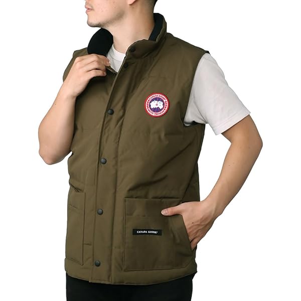 Amazon | [カナダグース] メンズ FREESTYLE CREW VEST フリー
