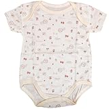 シンクビー 半袖ボディスーツ ル・プチお家柄 70ｃｍ（ピンク）