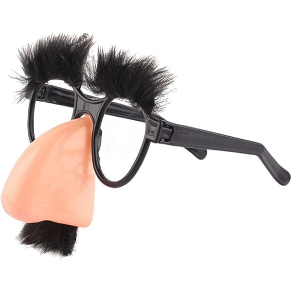 Amazon.co.jp: [CosHall] メガネおもちゃ 口ひげ 鼻付き おもしろ