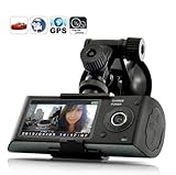 Vality 2.7 inch screen Dual Camera 5MP Car Blackbox DVR with GPS Logger and G-Sensor X3000 [並行輸入品]