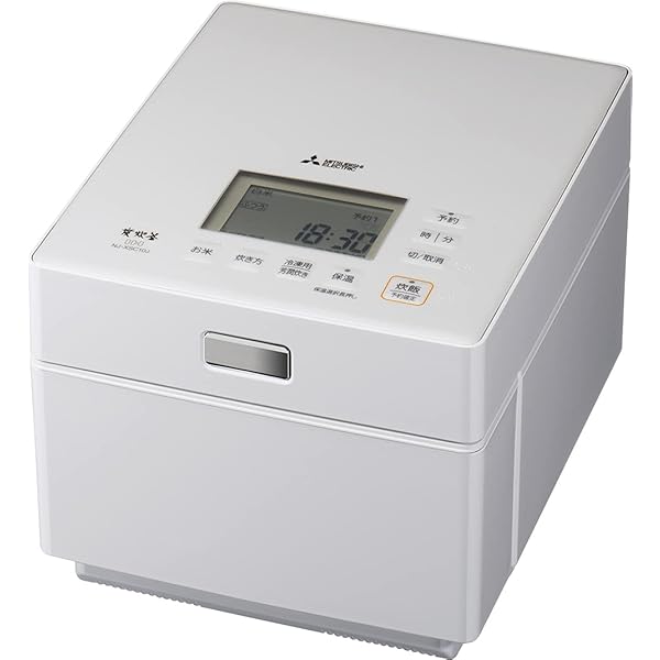 Amazon | 三菱電機 日本製 蒸気レスIH炊飯器 備長炭炭炊釜 5.5合 NJ 