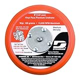 Dynabrade 56175 5-Inch Diameter Vinyl-Face 5/8-Inch Thick Urethane Medium Density 5/16-Inch-24 Male 