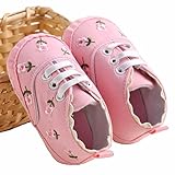 (ミストーク)MissTalk 花柄　やわらかい　軽い　女の子ベビーシューズ キッズスニーカー　ベビー靴　ファーストシューズ　出産祝い (11cm, ピンク)