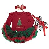 ノーブランド品 クリスマスのための女の赤ちゃんの服セット12M [並行輸入品]