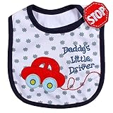 Taurau.C 三層 コットン 防水 ベビー スタイ よだれかけ ビブ daddy's little driver