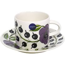 Amazon | ARABIA アラビア ブラックパラティッシ コーヒーカップ Amazon | ARABIA アラビア ブラックパラティッシ コーヒーカップ