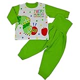 はらぺこあおむし ニットキルト 長袖パジャマ ERIC CARL fo-eh2821 95cm グリーン