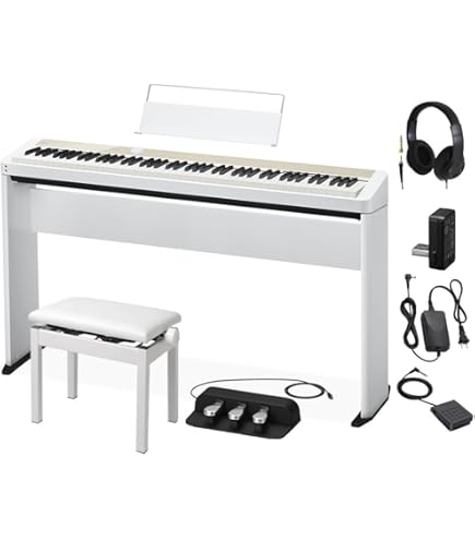 Amazon | CASIO PX-S1100 CB カームブルー 電子ピアノ 88鍵盤