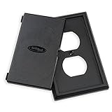 LectraLock - Baby Safety Electrical Outlet Cover - Duplex Style (single screw type) - Flat Cover [並行