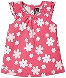 ロサン 花柄ワンピース ピンク×ホワイト 6M(6ヶ月）