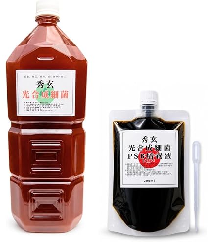 Amazon.co.jp: 秀玄 光合成細菌 PSB 10L培養液 (内容量50ml) PSB培養液