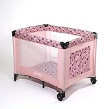 Big Oshi Pack 'N Play Playard with Carry Bag, Pink Circles, 1 Size by Big Oshi