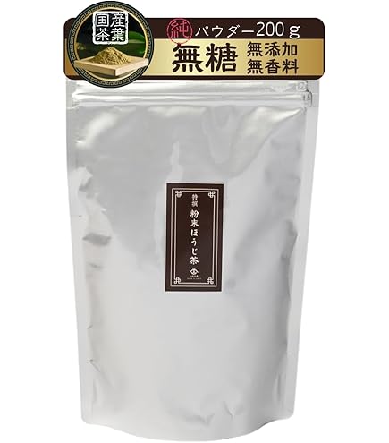 Amazon | ほうじ茶パウダー「焦がし」100g （無添加商品）銘茶 緑