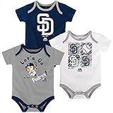 San Diego Padresベビー/幼児Go Team 3 Piece Creeper Set