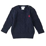 Polo Ralph Lauren/ポロ ラルフ ローレン　Cable-Knit cotton sweater　ケーブルニット　【320613461001(795335)】 （サイズ：6m、カラー：H