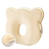 hotbestベビー枕 赤ちゃん枕 赤ちゃん 枕 新生児 通気性良好 絶壁頭矯正 頭の形を守る 0～12ヶ月のベビー 男女兼用　 (イエロー)