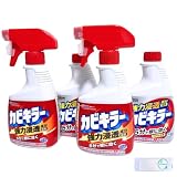 カビキラー 本体400ml×2+ つけかえ用400ml×2 4本セット カビ取り剤 ハンディスプレー【Activity限定おしぼり付き】