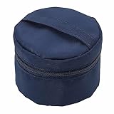 三好製作所(Miyoshi Seisakujyo) GEL-COOL ジェルクール 専用 FIT 保冷 ラウンドランチボックスケース お弁当箱 ケース 保冷ランチバッグ ネイビー W12.8×D12.8×H10.5cm(対応品種:round/inner tray) ネイビー 0102-0310