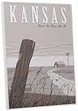 Pingo World " Steve Thomas No Place Like Kansas "ギャラリーWrappedキャンバスアート 20" x 30" 0205Q6FTCIY