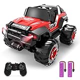 DEERC ラジコンカー こども向け オフロード 子供 ジープ 1/14スケール RCカー リモコンカー 操作時間100分