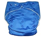 Bamboo ORIGINAL SOLID Pocket Snaps Cloth Diaper/ Nappy with Hip Snaps with 1 Insert - One Size - BRI