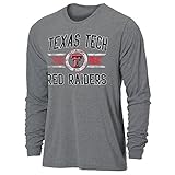 NCAA Arkansas RazorbacksメンズNCAA University of Arkansasメンズ長袖トリブレンドTeeシャツ L グレイ