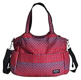 【Grandir】 大容量 3way マザーズバッグ ドット柄 の 水玉 が おしゃれ で かわいい ママバッグ 防水 軽量 多機能 中身 も 大容量 な 3WAY トートバッグ 便利な ベビーカー用